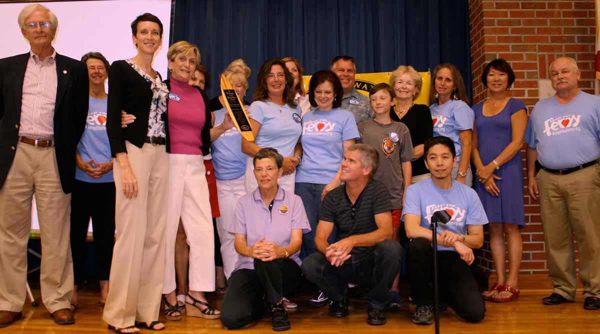 2012 Friend of the Beaches Award with the Save the Ferry Taskforce