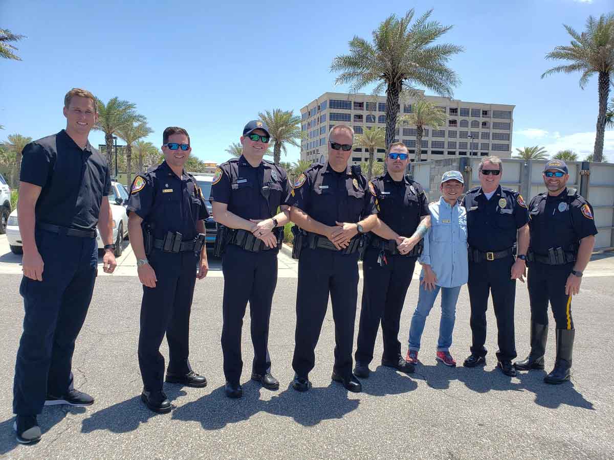 Feeling dwarfed by Neptune Beach's Finest